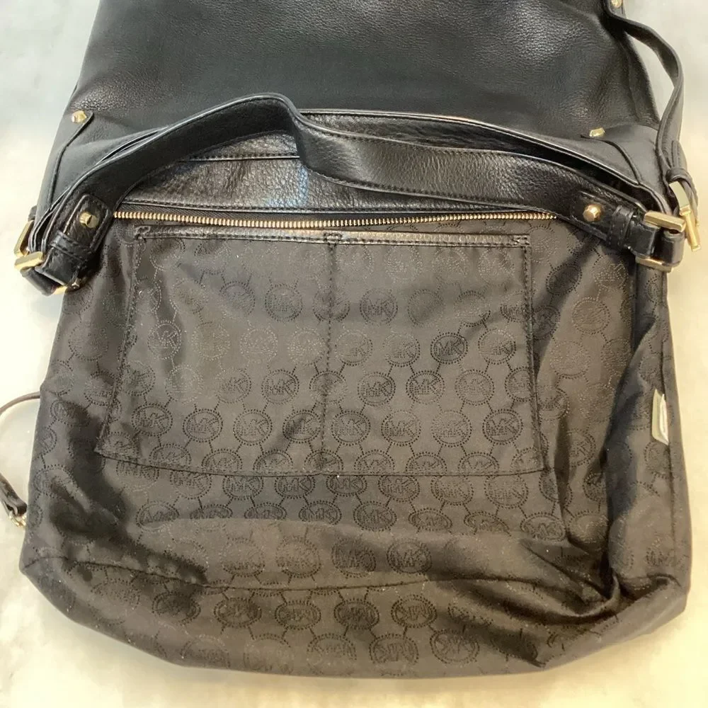 Michael Kors Bag Purse Handbag Bedford Belted Large Leather Hobo Shoulder Bag